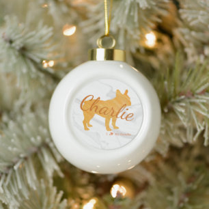 rench Bulldog Christmas Ornament – Custom Gift