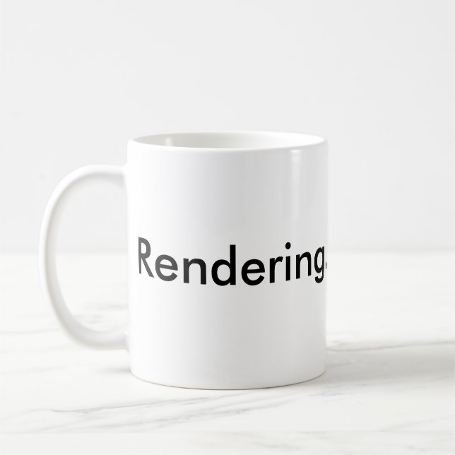 Rendering Coffee Cup (Left)