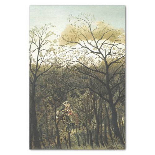 Rendezvous in the Forest Henri Rousseau Tissue Paper