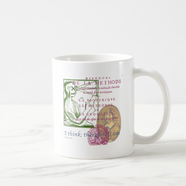 Rene Descartes Coffee Mug (Right)