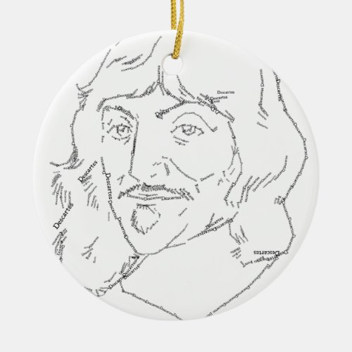 Rene Descartes Ornament