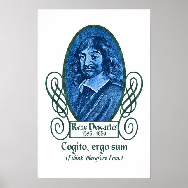 René Descartes Poster (Front)