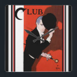 Rene Gruau Club Wall Clock<br><div class="desc">Rene Gruau "Club"  Wall Clock "Cause Every Girl's Crazy bouta... ."</div>