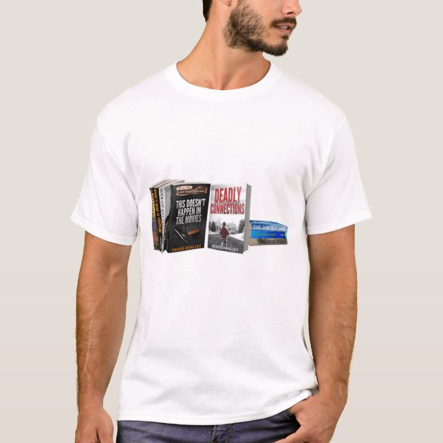 Renée Pawlish books T-shirt (Front)