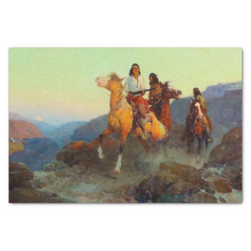 Renegade Apache by Frank Tenney Johnson Tissue Paper