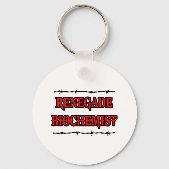 Renegade Biochemist Keychain (Front)