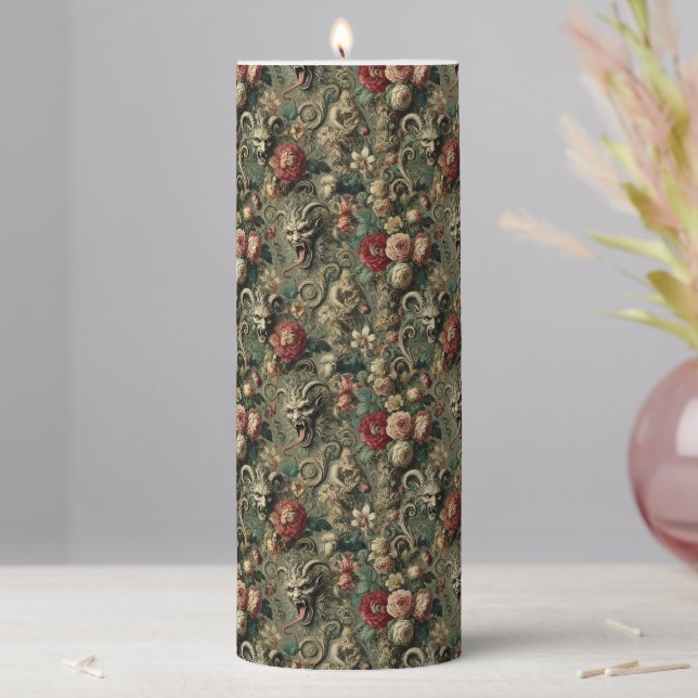 🩸 Renegade Harvest – Gothic Sanctum in Delirium Pillar Candle (In Situ)