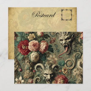 🩸 Renegade Harvest – Gothic Victorian Holiday Postcard