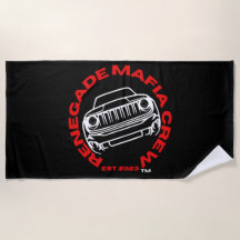 Renegade Mafia Crew Beach Towel