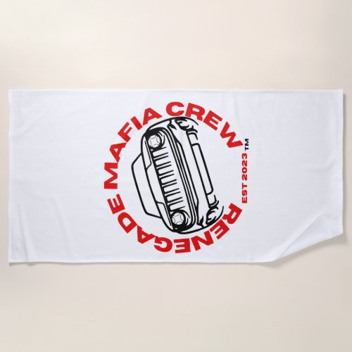 Renegade Mafia Crew Beach Towel