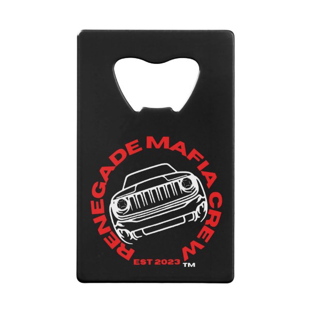 Renegade Mafia Crew Bottle Opener (Front)