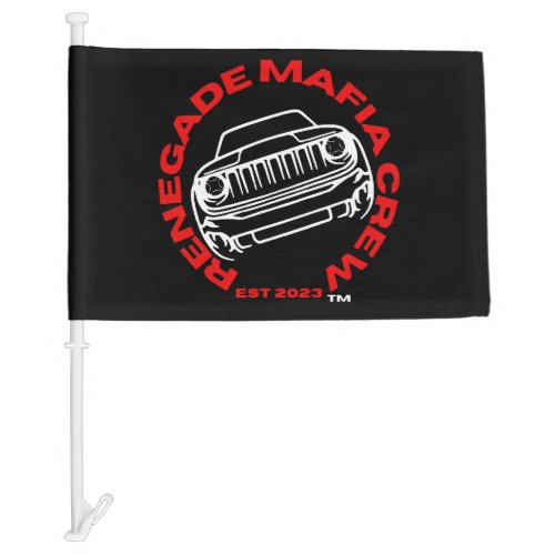 Renegade Mafia Crew Car Flag