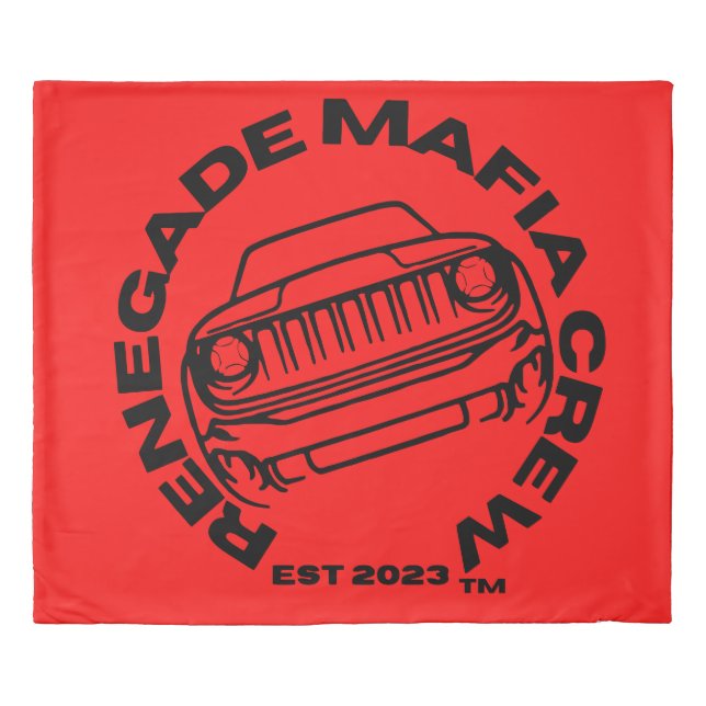 Renegade Mafia Crew Duvet Cover (Front)