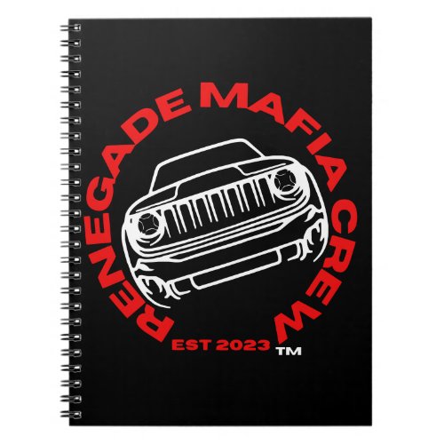 Renegade Mafia Crew Notebook