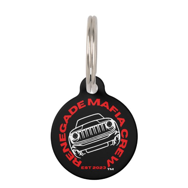 Renegade Mafia Crew Pet Tag (Front)