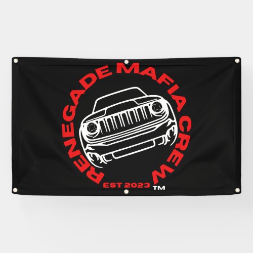 Renegade Mafia Crew Vinyl Flag Banner