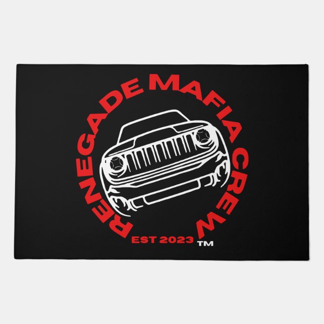 Renegade Mafia Crew Welcome Mat (Front)