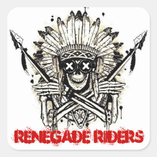 Renegade Riders Square Sticker