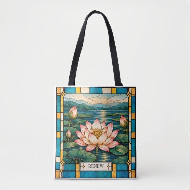 Renew Lotus Tote Bag (Front)