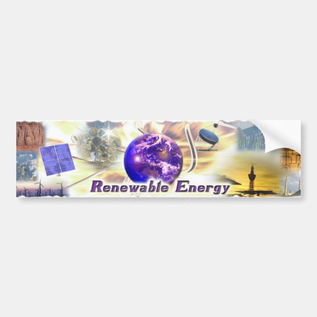 Renewable Energy Bumper Sticker (Front)