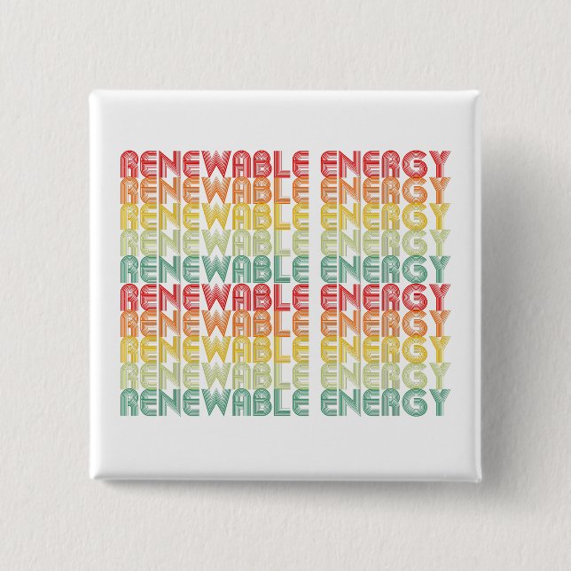 Renewable Energy Button (Front)