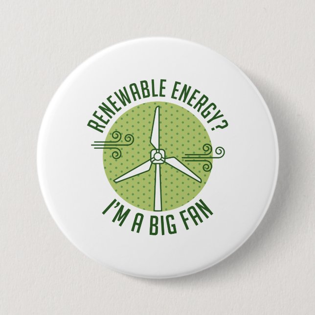 Renewable Energy Button (Front)