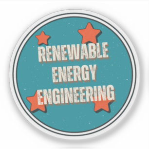 Renewable Energy Engineering Sticker