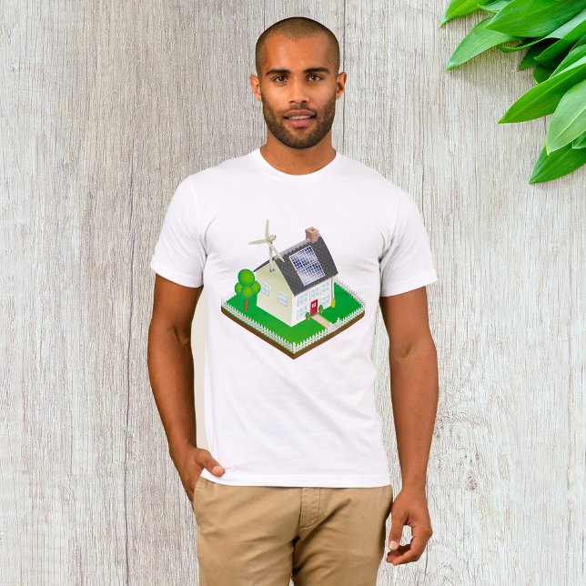 Renewable Energy House Mens T-Shirt (Creator Uploaded)