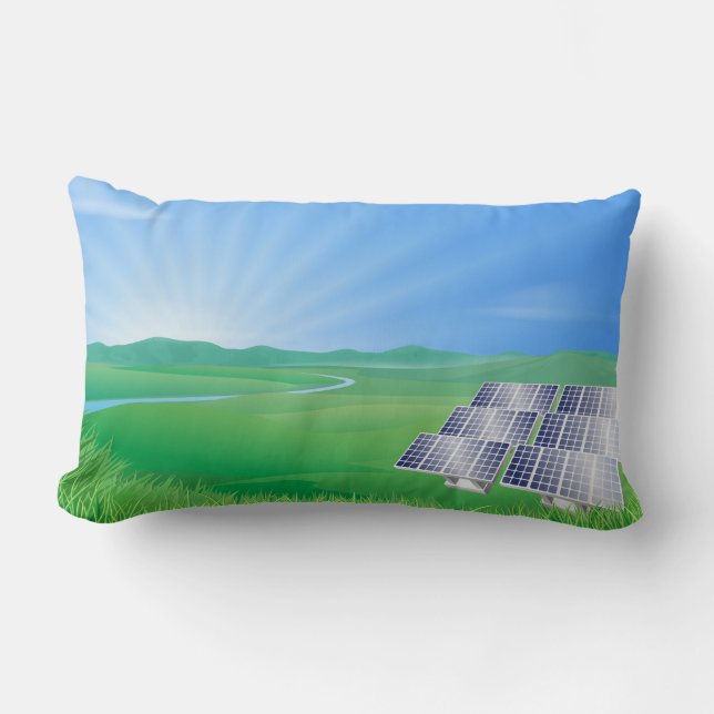 Renewable Energy Lumbar Pillow (Front)