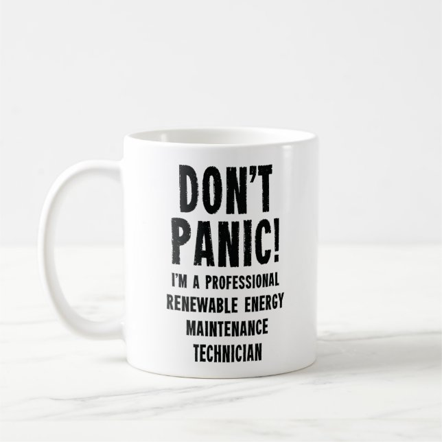 Renewable Energy Maintenance Technician Coffee Mug (Left)