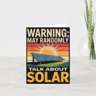 Renewable Energy Randomly Talk Solar Panel Solar Card