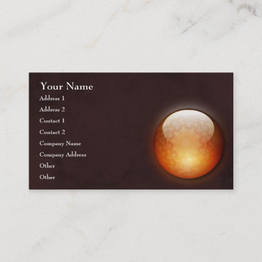 Customizable Renewal Jewel Business Card