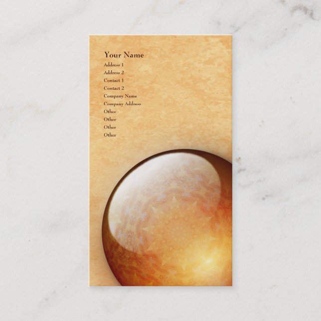 Renewal Jewel - Vertical Business Card (Front)