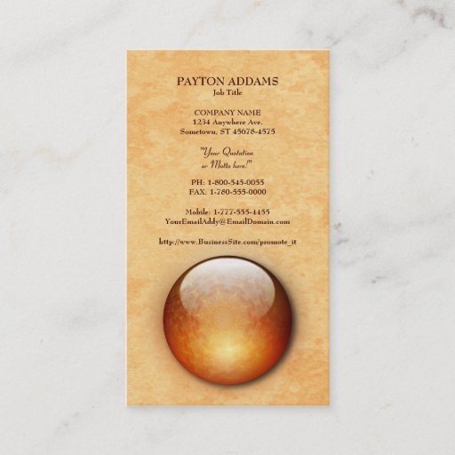 Customizable Renewal Jewel Vertical Business Card