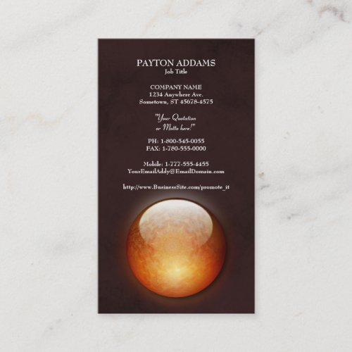 Renewal Jewel Vertical Business Card