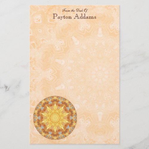 Renewal Mandala Custom Message Stationery