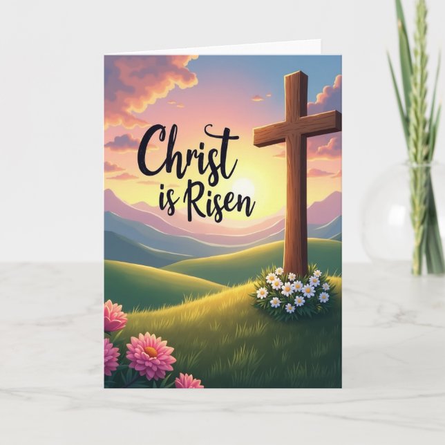 Renewed Hope Sunrise Scene Card (Front)