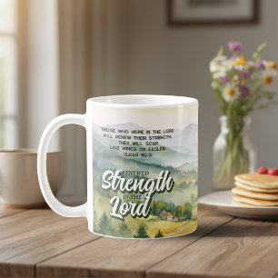 Renewed Strength in the Lord Christian Scripture Coffee Mug