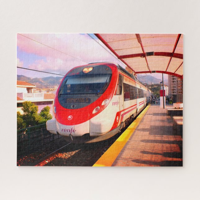 Renfe train in Spain Jigsaw Puzzle (Horizontal)