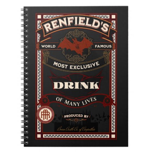 Renfields Drink of Many Lives  Spiral Notebook