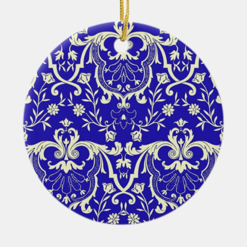 Rennaisance Damask 1  Sonolotre Ceramic Ornament