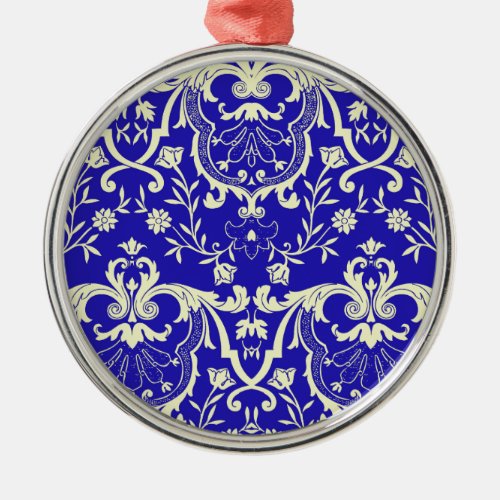 Rennaisance Damask 1  Sonolotre Metal Ornament