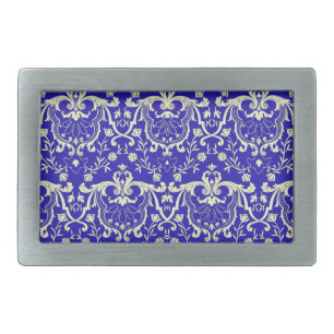 Rennaisance Damask #1 @ Sonolotre Rectangular Belt Buckle