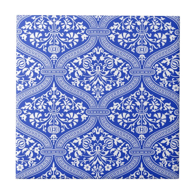 Rennaisance Damask #5 @ Sonolotre Ceramic Tile (Front)