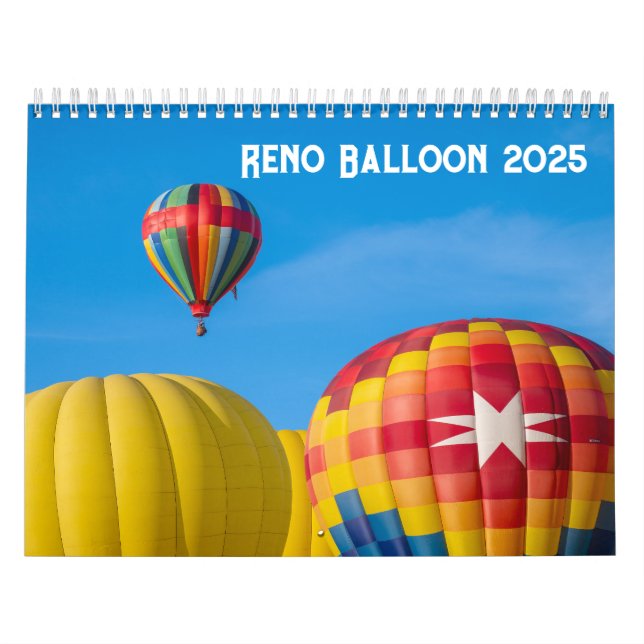 Reno Balloon 2025 Calender Calendar (Cover)
