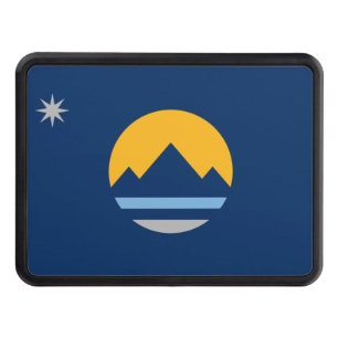 Reno city flag hitch cover