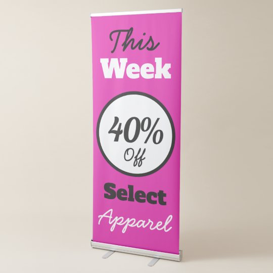 Reno Custom Retractable Banner Zazzle Com