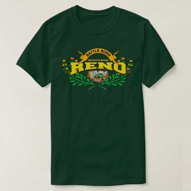 Reno gift State of Nevada T-Shirt (Design Front)