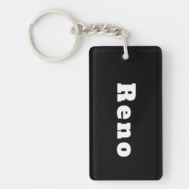 Reno Keychain (Front)