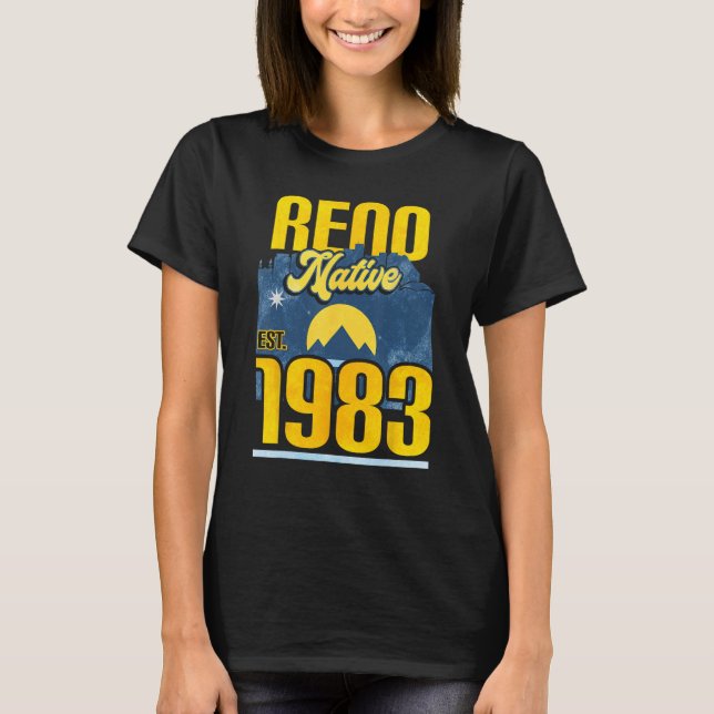 Reno Native Est. 1983 1 T-Shirt (Front)